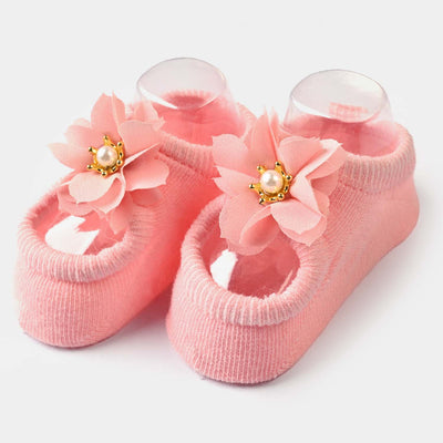 Baby Socks/Booties| Pink