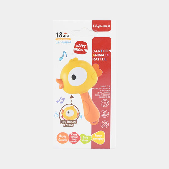 Cartoon Animal Baby Rattle Toy