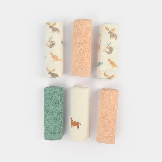 Baby Face towels/Washcloths 6Pcs