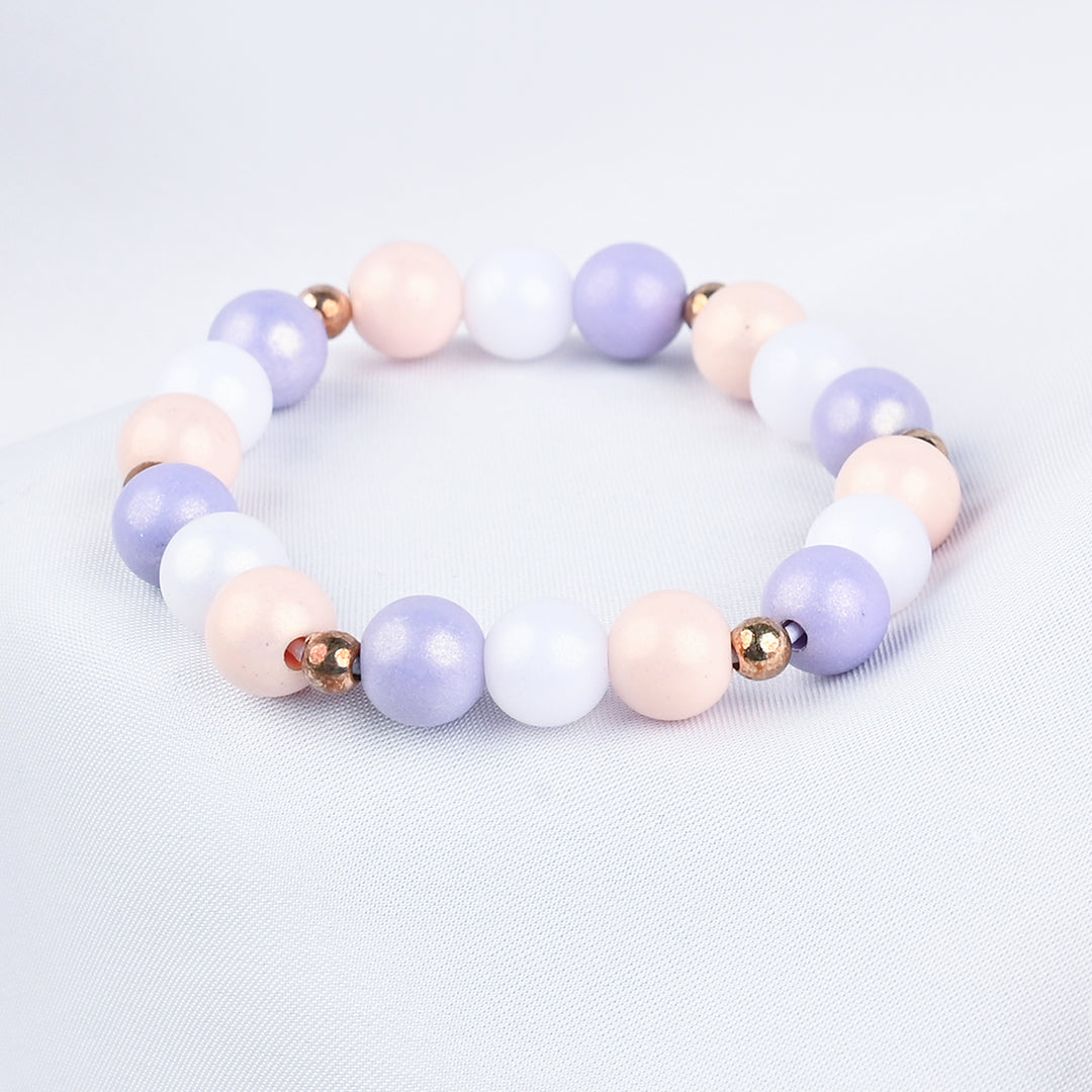 GIRLS ELEGANT BEADED NECKLACE & BRACELET