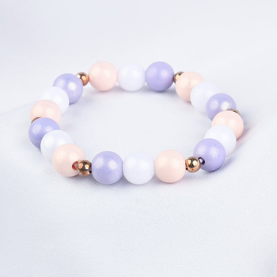 GIRLS ELEGANT BEADED NECKLACE & BRACELET
