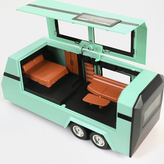Die-Cast Model Car with Trailer & ATV