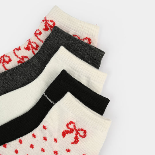 Crew Socks 5Pcs D58521JD E-C-B