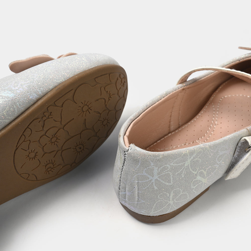 Girls Pumps 11-152-White