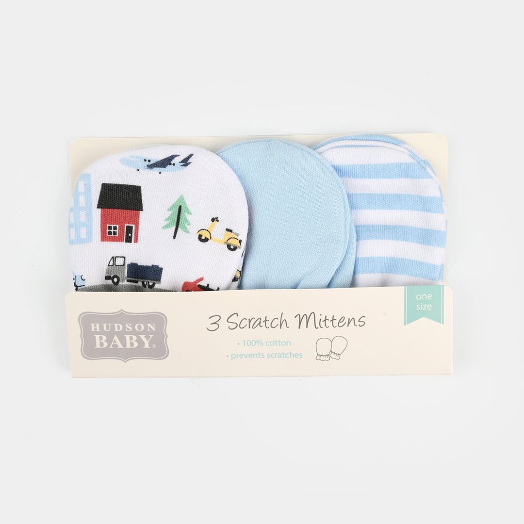 3-Pack Newborn Baby Mittens