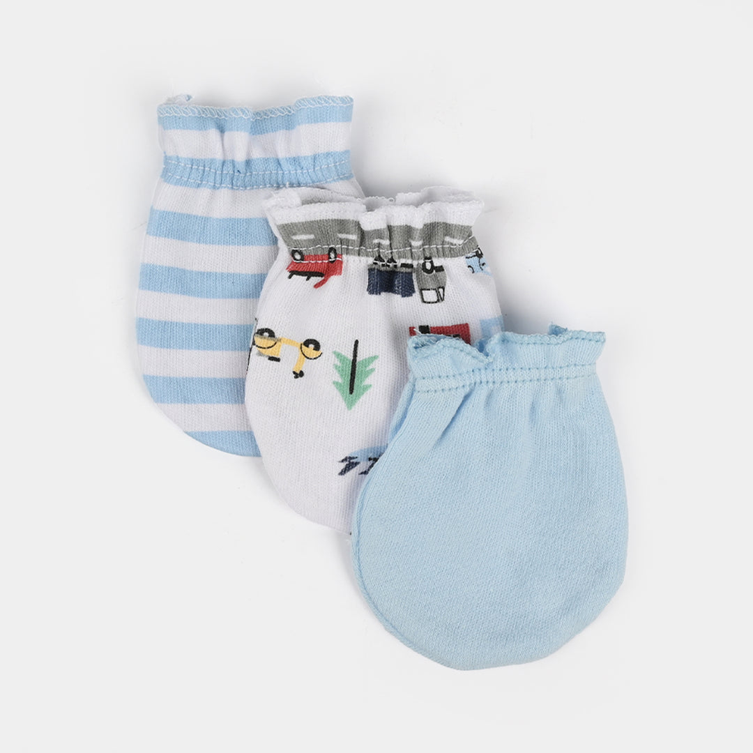 3-Pack Newborn Baby Mittens
