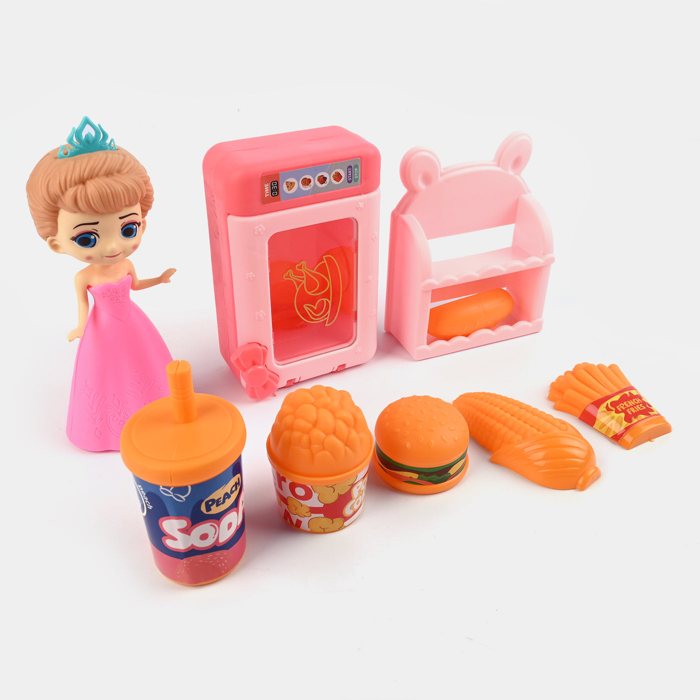 Kitchen Set With Food For Kids