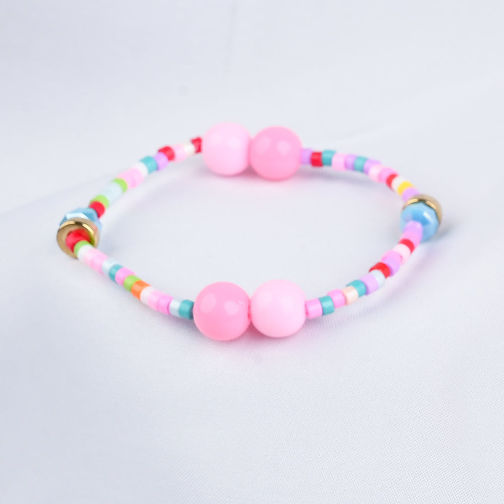 GIRLS ELEGANT BEADED NECKLACE & BRACELET