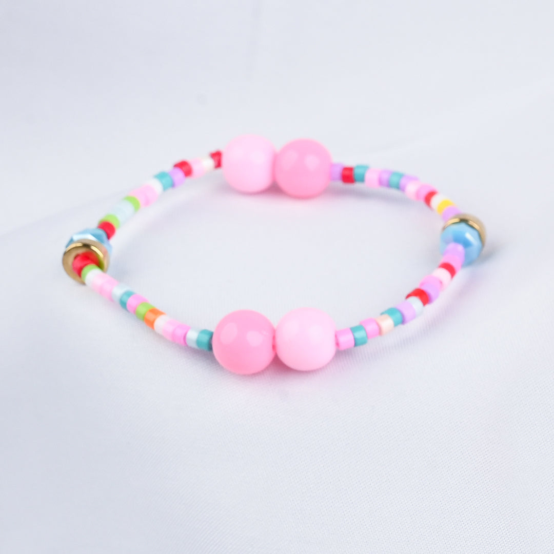 GIRLS ELEGANT BEADED NECKLACE & BRACELET