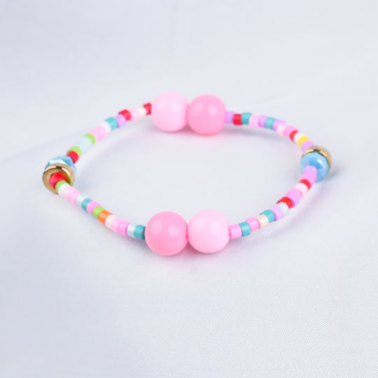 GIRLS ELEGANT BEADED NECKLACE & BRACELET
