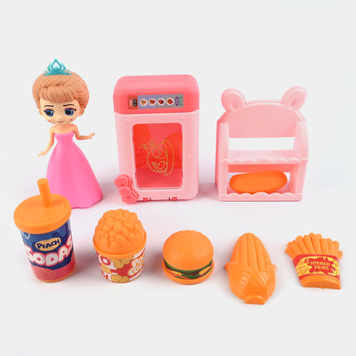 Kitchen Set With Food For Kids