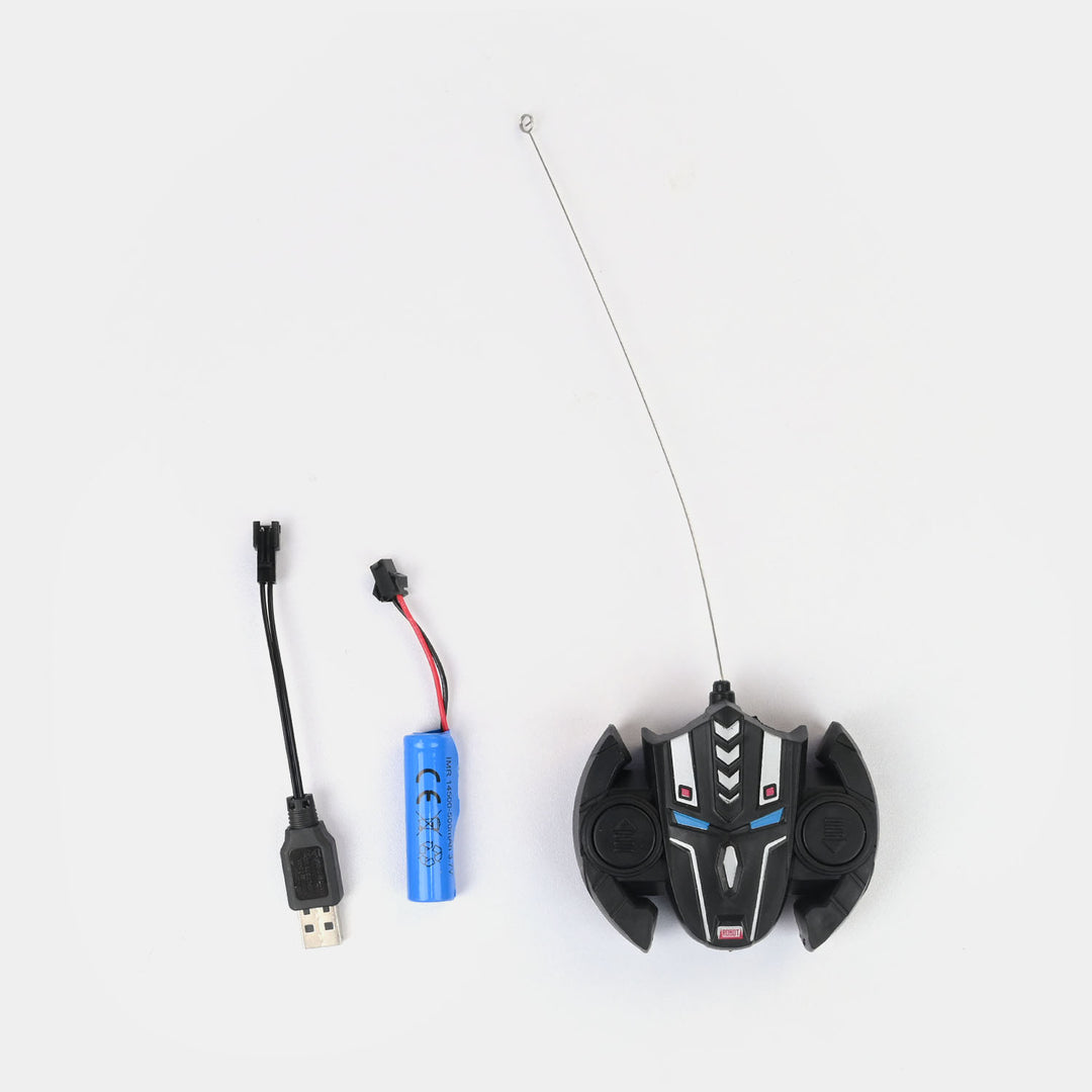 Remote Control Deformation Police Robot Car