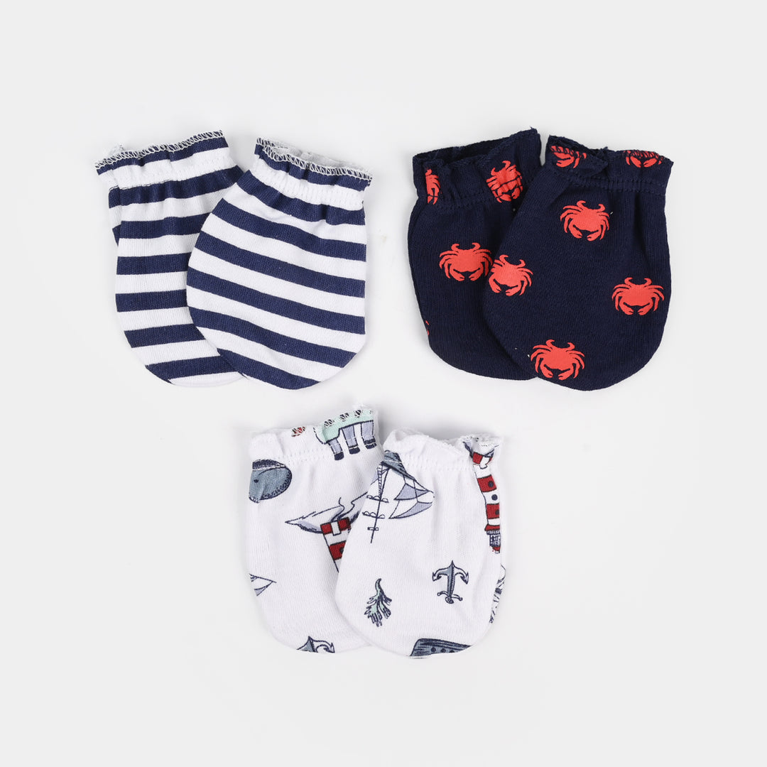 3-Pack Newborn Baby Mittens