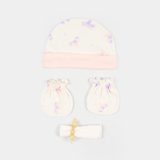 Girls Cotton Interlock 4 PCS GIFT SET 292-002-PINK