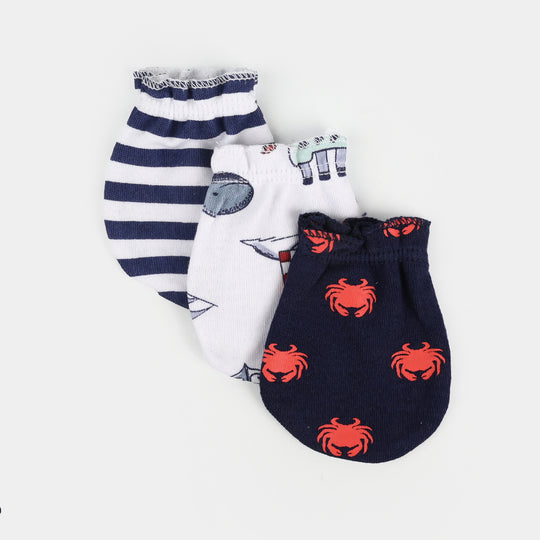3-Pack Newborn Baby Mittens