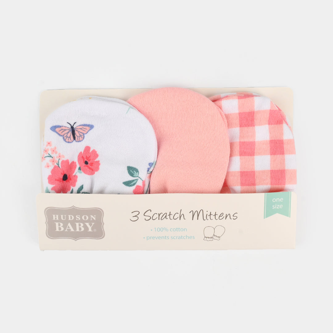 3-Pack Newborn Baby Mittens