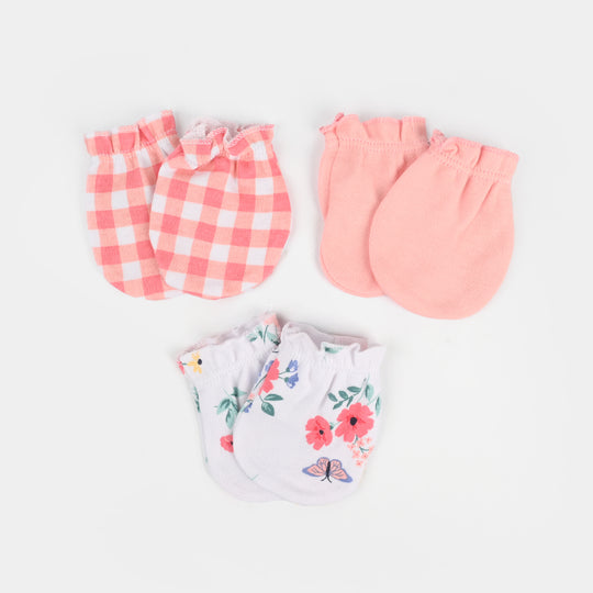 3-Pack Newborn Baby Mittens