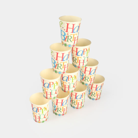 Disposable Birthday Party Paper Cup | 10PCs