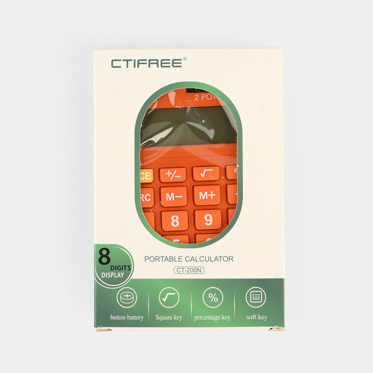 Pocket Calculator with Protective Cover