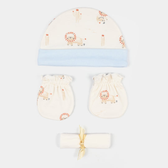 Boys Cotton Interlock 4 PCS GIFT SET 292-001-Blue