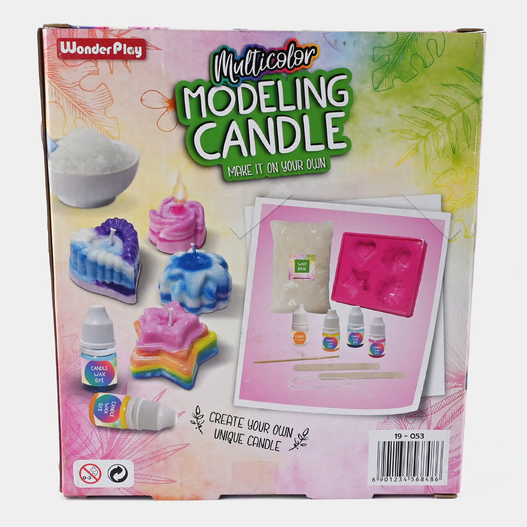 Multicolor Modeling Candle