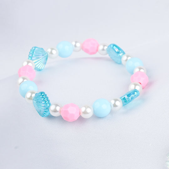 GIRLS ELEGANT BEADED NECKLACE & BRACELET