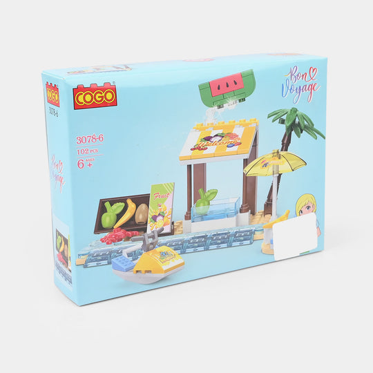 Fruit Stall Building Blocks Set