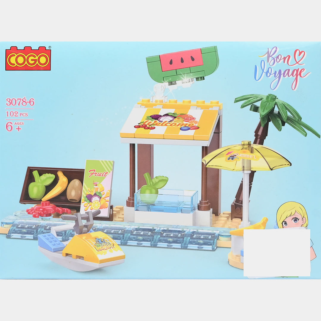 Fruit Stall Building Blocks Set