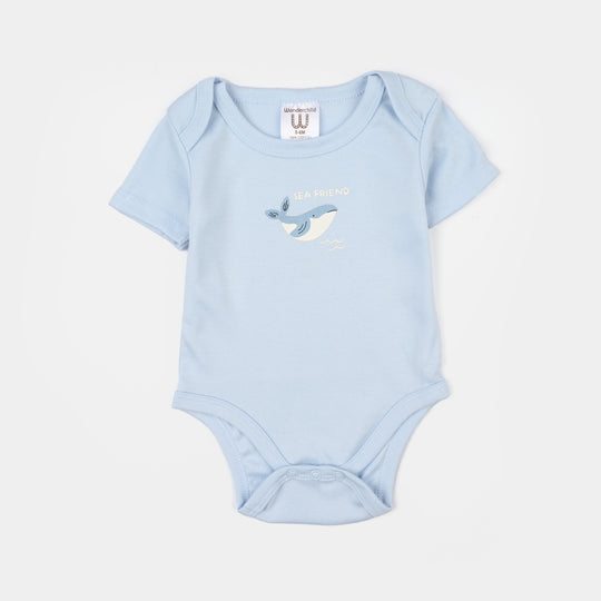 Boys Cotton Interlock 5 PCS GIFT SET 292-005-Blue