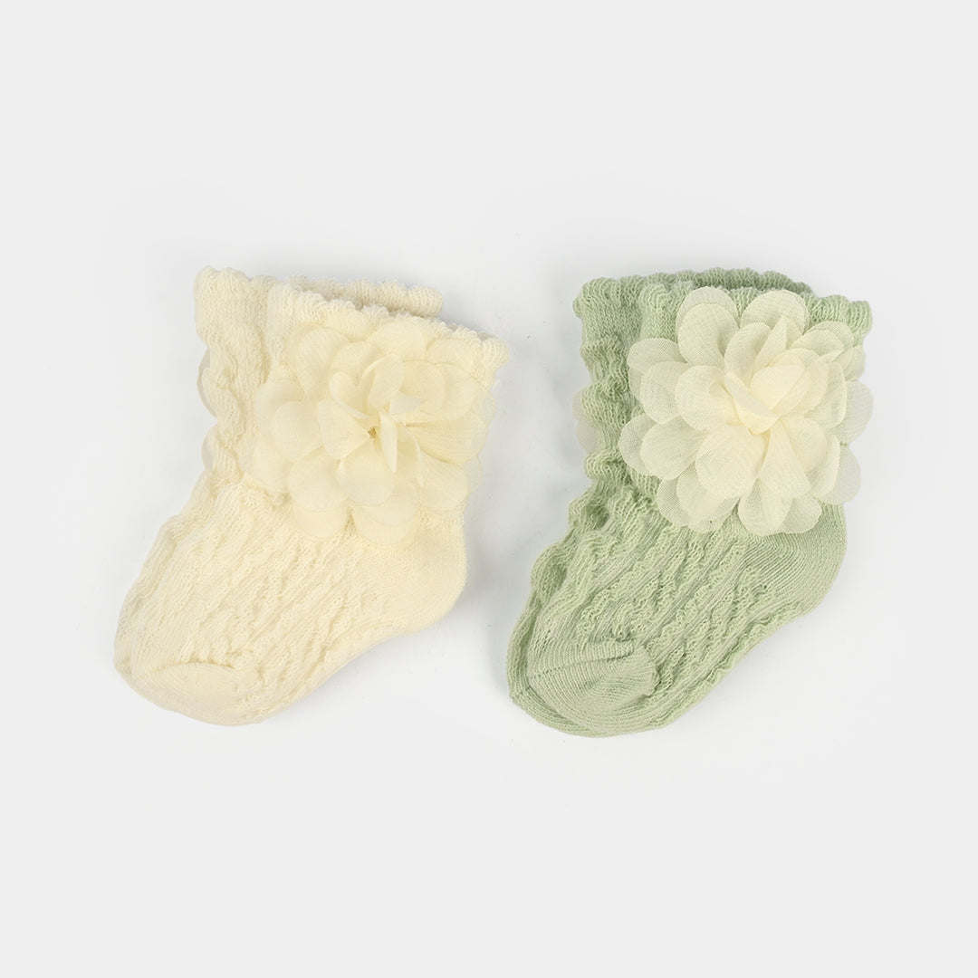 Infant Baby Socks 0-6M+ | 2Pairs