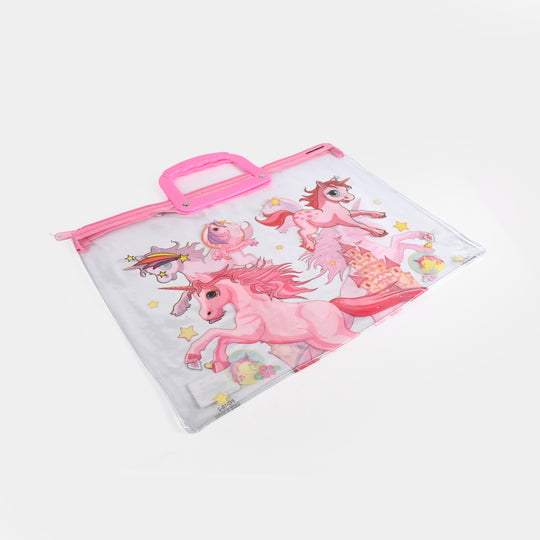 Character Transparent PVC Bag for Kids