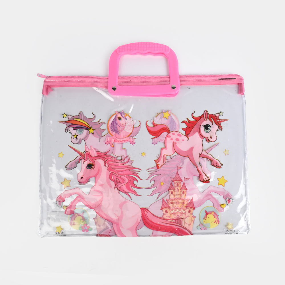 Character Transparent PVC Bag for Kids