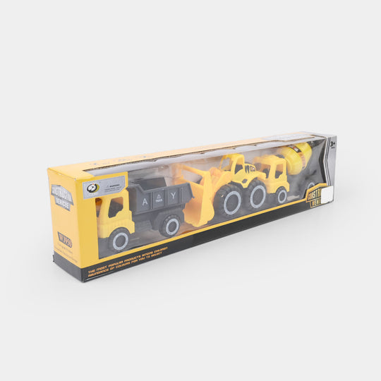 Construction Vehicle Play Set - Yellow