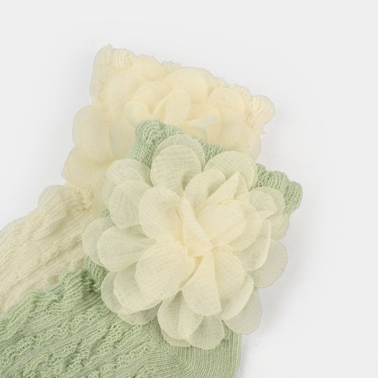 Infant Baby Socks 0-6M+ | 2Pairs