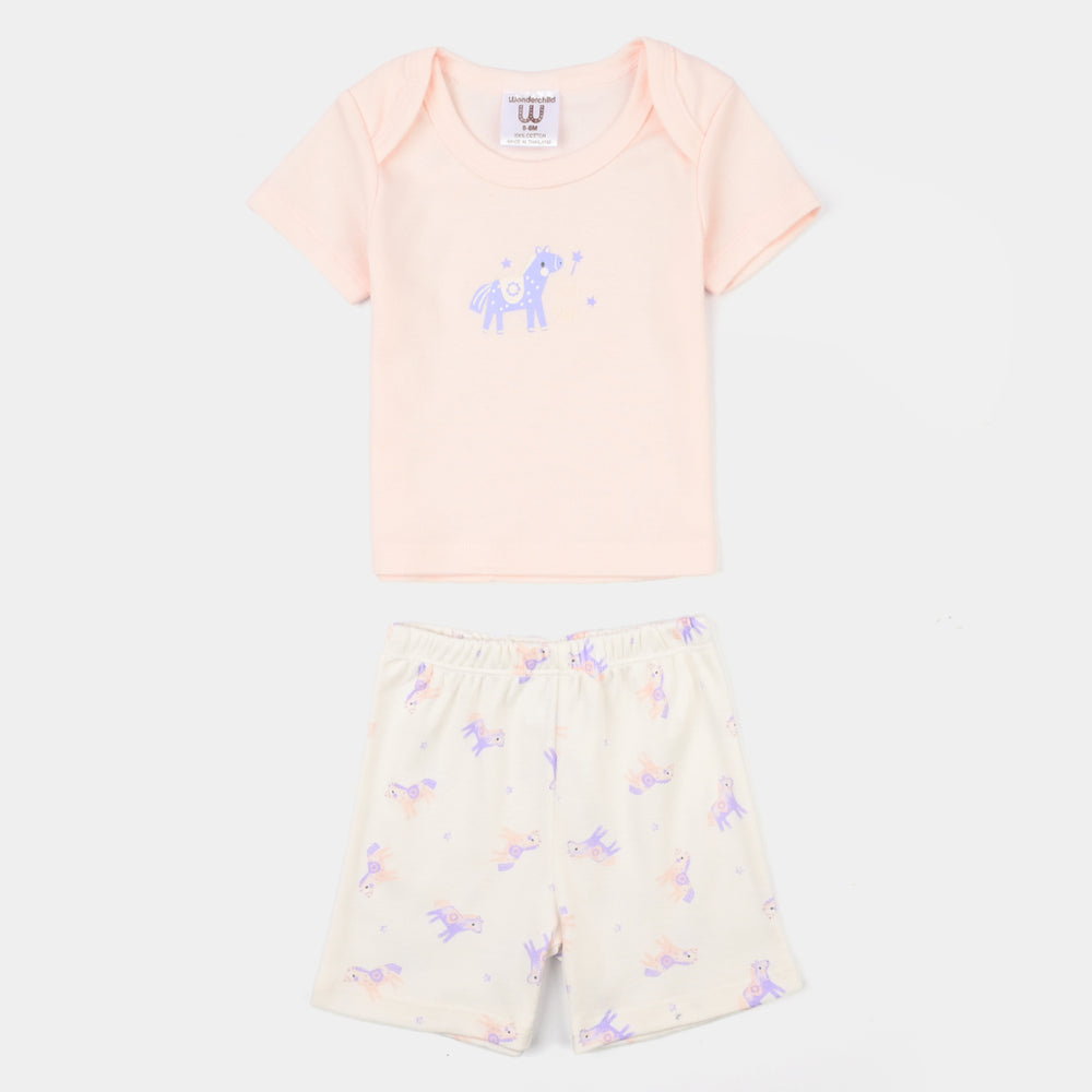 Girls Cotton Interlock 7 PCS GIFT SET 292-010-PINK