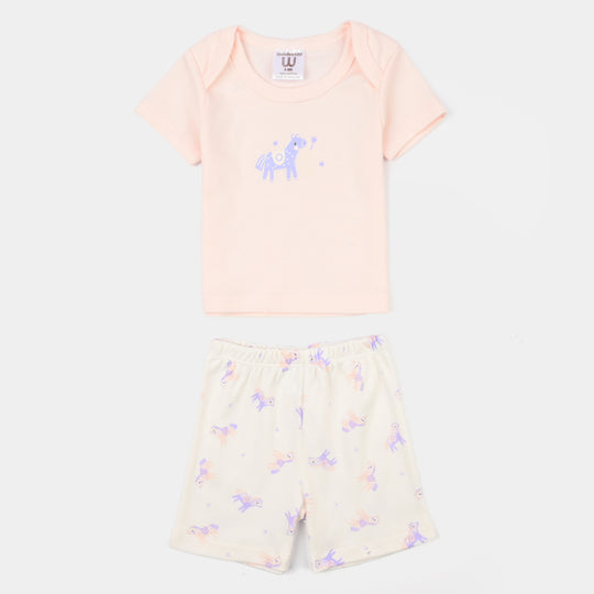 Girls Cotton Interlock 7 PCS GIFT SET 292-010-PINK