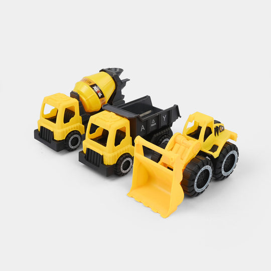 Construction Vehicle Play Set - Yellow