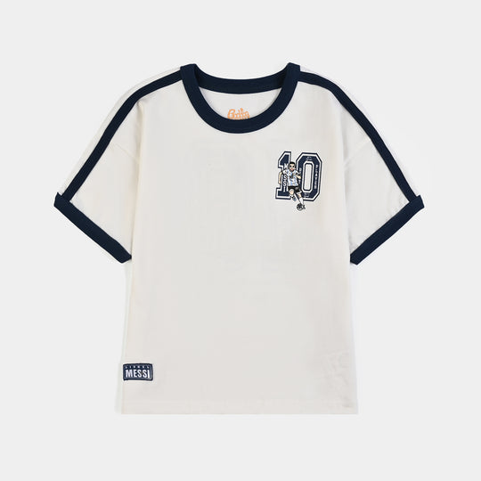 Boys Cotton Jersey T-Shirt H/S 10-WHITE