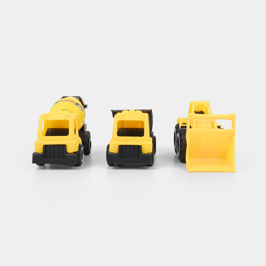 Construction Vehicle Play Set - Yellow