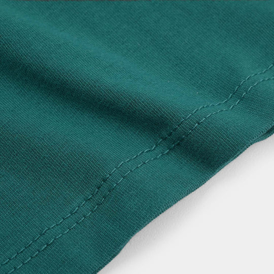 Boys Jersey/Terry T-Shirt (Athletic) - Green