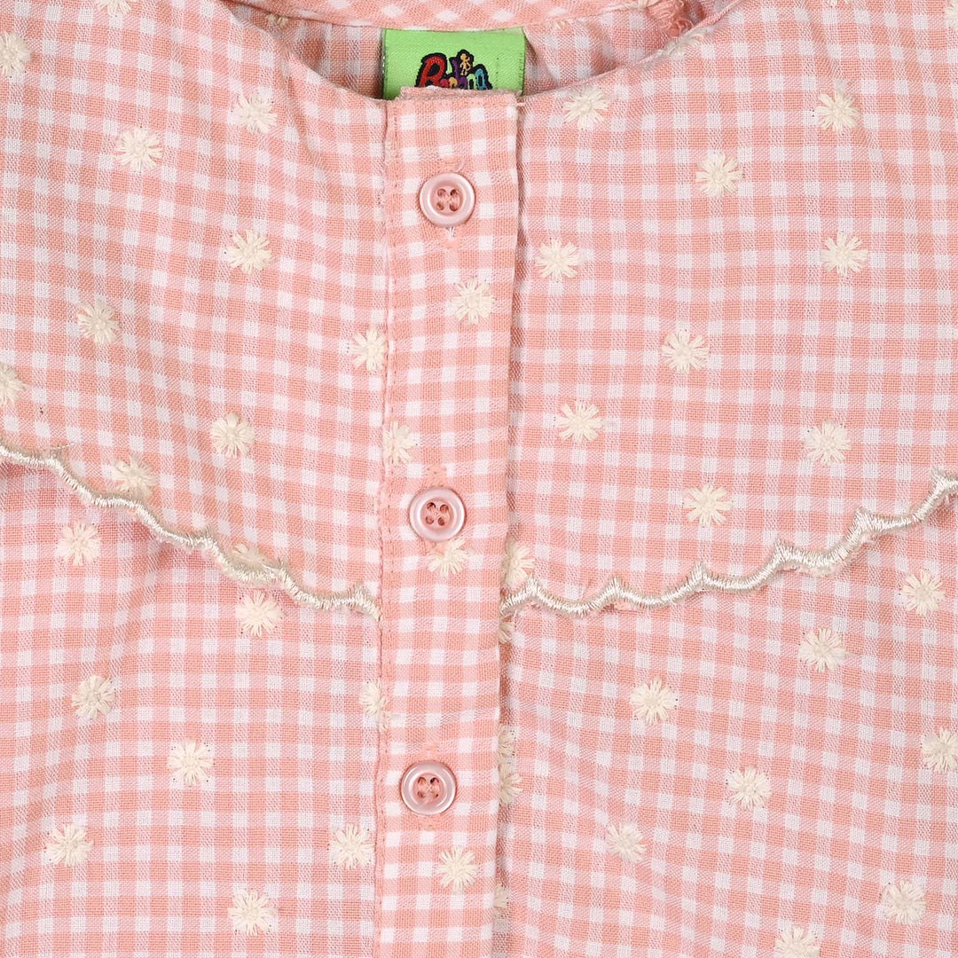Infant Girls Woven Suit Bubblegum - Pink