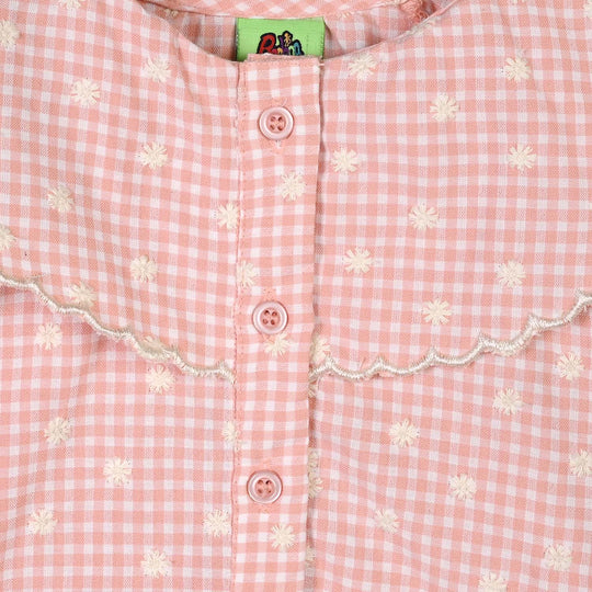 Infant Girls Woven Suit Bubblegum - Pink