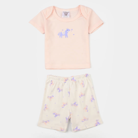 Girls Cotton Interlock 7 PCS GIFT SET 292-010-PINK