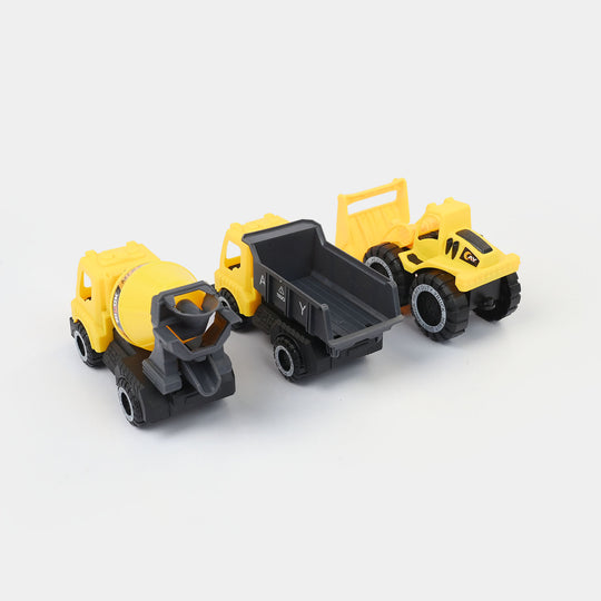 Construction Vehicle Play Set - Yellow