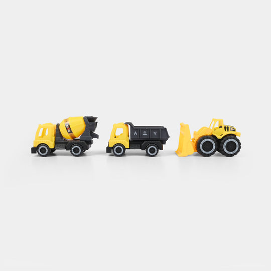 Construction Vehicle Play Set - Yellow