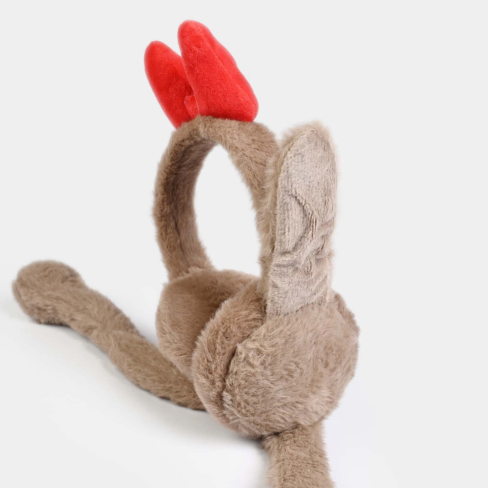 Interactive Moving Ear Plush Winter Earmuffs