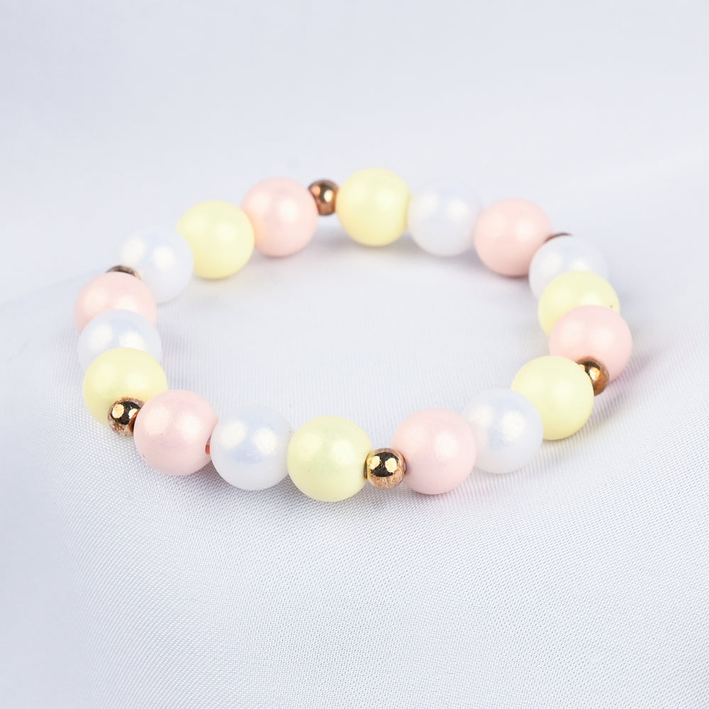 GIRLS ELEGANT BEADED NECKLACE & BRACELET