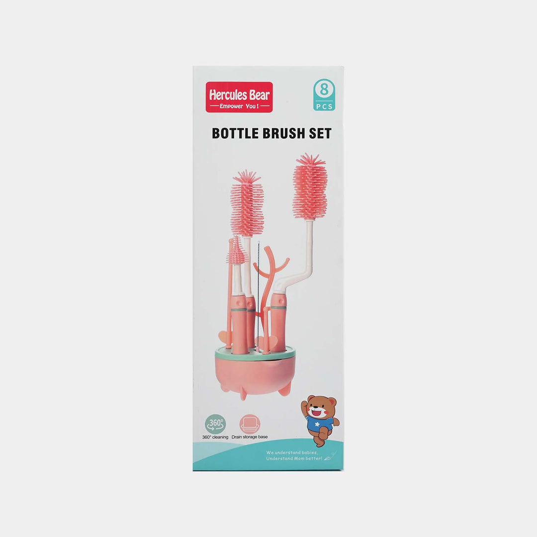 Multifunctional Baby Bottle and Nipple Brush Set