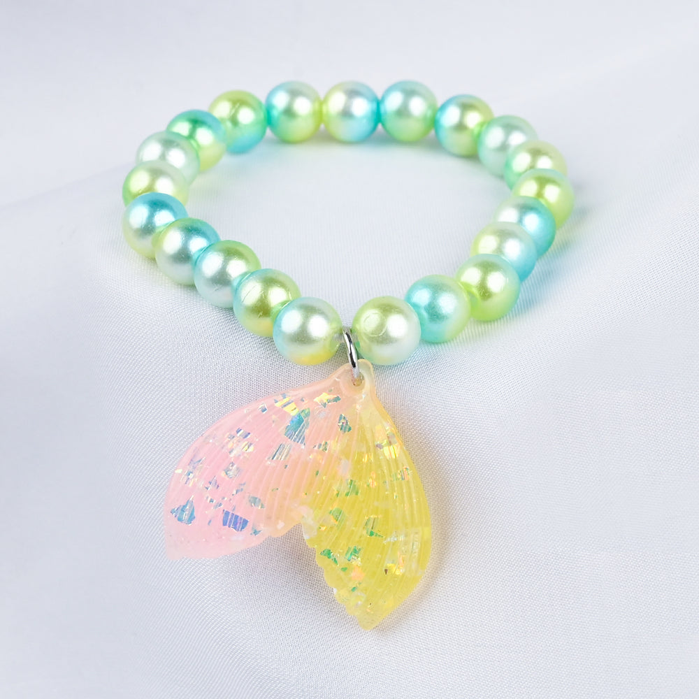GIRLS ELEGANT BEADED NECKLACE & BRACELET