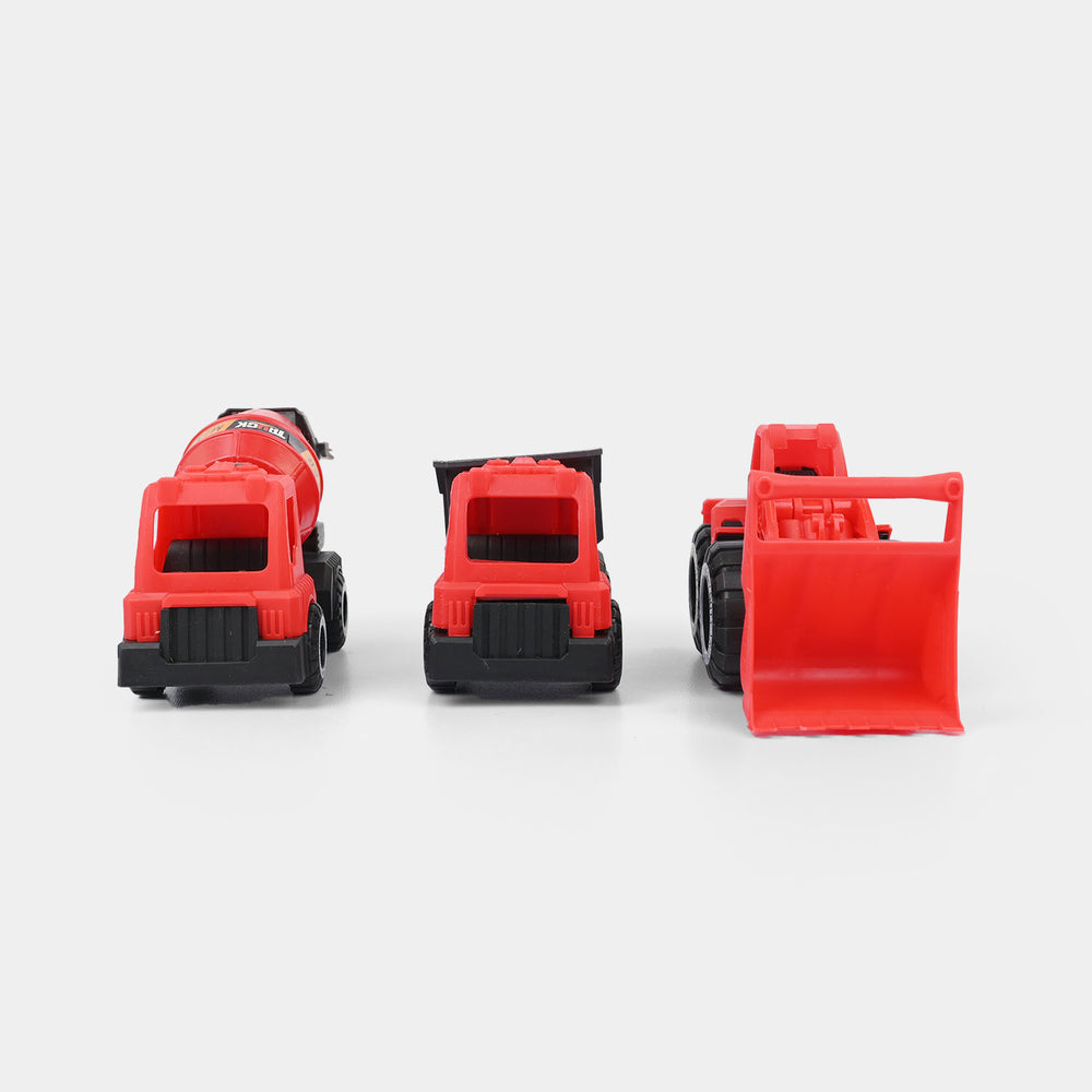Construction Vehicle Play Set - Red